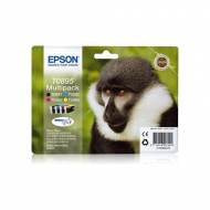 EPSON Cartuchos inyeccion T0895 Negro,cyan,amarillo y magenta Pack 4 C13T08954010