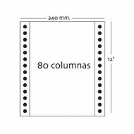 FABRISA Caja de 1000 hojas de papel continuo blanco autocopiativo, 3 hojas - 1242032
