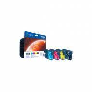 BROTHER Cartuchos Inyeccion Negro/Amarillo/Cyan/Magenta Pack 4 Alta Capacidad LC1100HYVALBP
