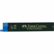 FABER CASTELL 120700 - Minas Super Polymer. Estuche 12 ud. Trazo 0.7 mm. Graduación HB