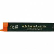 FABER CASTELL 120900 - Minas Super Polymer. Estuche 12 ud. Trazo 0.9 mm. Graduación HB