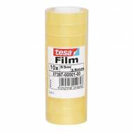 TESA Film standard. Cinta  adhesiva 15 mm x 33 m. - Pack 10 rollos - 57387-00001-00