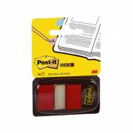 POST-IT Indices adhesivos Index Dispensador 50 ud 25,4x43,1. Color Rojo - 70071392719