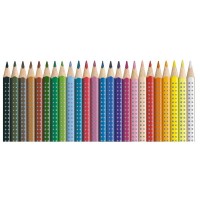 FABER CASTELL 112424 - Color Grip. Estuche de 24 ecolápices de colores surtidos