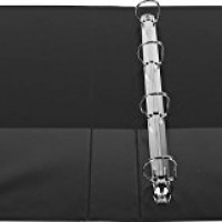 EXACOMPTA Carpeta anillas Krea corver A4 4-25 mm NEGRO Personalizable - 51846NE