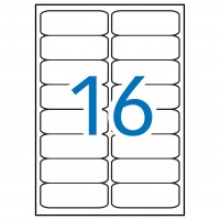 APLI 10561. Caja 500 hojas A4 de etiquetas ILC blancas (99,1 X 34,0mm.)