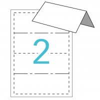 APLI 2797. Tarjetas portanombre imprimibles (180 x 125 mm.)