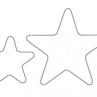 APLI 4889. Gomets estrella en rollo, color rojo