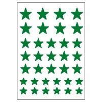 APLI 705. Caja gomets forma estrella, 200 hojas 4 colores (varios tamaños)