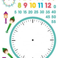 APLI 12790. Gomets removibles Las horas (12 hojas)