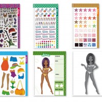 APLI 14586. Cuaderno de pegatinas Superstar
