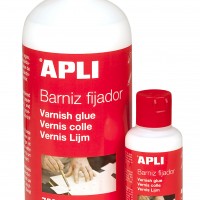 APLI 13620. Bote barniz adhesivo fijador (100 ml.)