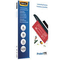 Fellowes 5308803. Pack 100 Fundas Plastificar 175 micras Brillo A3