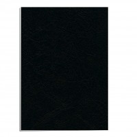 Fellowes 5370405. Pack de 100 portadas Delta Cuero negras A4 250 gr.