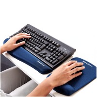Fellowes 9287402. Reposamuñecas para teclado foam PlusTouch azul