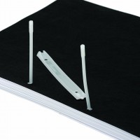 Fellowes 00895. Pack de 100 Fasteners de plástico Clip blanco (85 mm.)