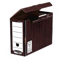 Fellowes 0005302. Caja de archivo definitivo A4 127mm Premium marrón