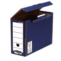Fellowes 0005902. Caja de archivo definitivo A4 127mm Premium azul