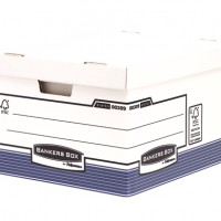Fellowes 0030901. Contenedor de archivos tamaño folio azul