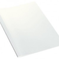 Leitz 177163 Pack 100 tapas para encuadernación térmica, 10.0 mm. Color blanco