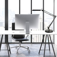 Unilux 400093838. Lámpara LED de escritorio SWINGO color negro