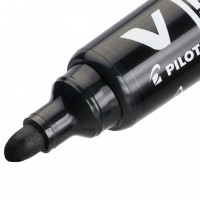 PILOT V Board Master. Rotulador pizarra blanca tinta líquida negra. Trazo 2.3 mm.