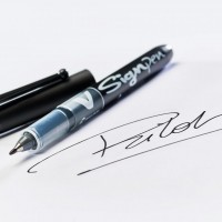 PILOT SW-VSP-R Rotulador V-Sign Pen color rojo. Trazo 0.6 mm.