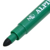 ALPINO AR000005. Estuche con 6 rotuladores de punta gruesa. Colores surtidos