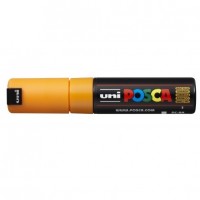 UNI POSCA PC-8K Naranja medio. Marcador de pintura no permanente. Trazo 8,0 mm