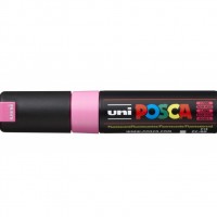 UNI POSCA PC-8K Rosa Fluor. Marcador de pintura no permanente. Trazo 8,0 mm