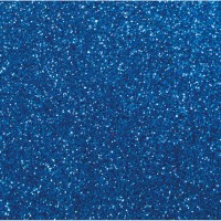 GRAFOPLAS 68015630. Pack 5 láminas de Goma Eva purpurina adhesiva de 40 x 60 cm. Color azul