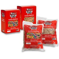 GRAFOPLAS 00045540. Bolsa de gomas elásticas de 2 x 140 mm (100 gr.)