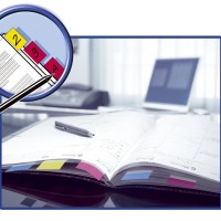 POST-IT 680-21. Indices adhesivos Index Dispensador 50 ud 25,4 x 43,1. Color rosa brillante