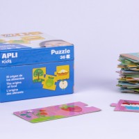APLI 14360. Puzle educativo Origen de los alimentos