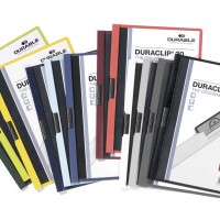 DURABLE 2200 Dossiers con clip Duraclip 30 A4. Capacidad 30 hojas. Colores