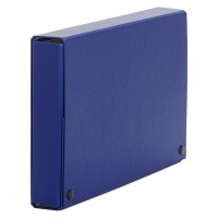 PARDO 63104. Carpeta proyectos folio lomo 90 mm carton forrado azul con broche.
