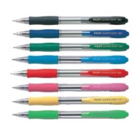 PILOT SUPERGRIP Bolígrafo retráctil tinta aceite. Trazo 0.4 mm.