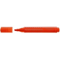 FABER CASTELL 154315 - Marcador fluorescente recargable Textliner grip. Color naranja
