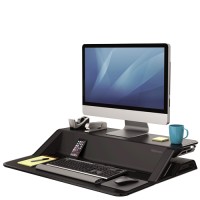 Fellowes 0007901. Estación de trabajo Sit-Stand Lotus negro