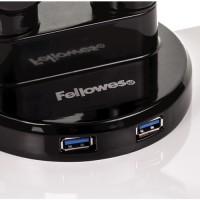 Fellowes 8043401. Brazo para monitor doble en vertical Platinum Series