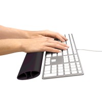 Fellowes 9480201. Reposamuñecas flexible para teclado I-Spire Series negro