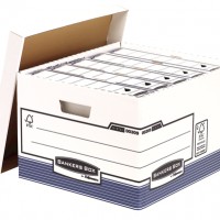 Fellowes 0030901. Contenedor de archivos tamaño folio azul