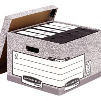 Fellowes 01810-FFEU. Contenedor de archivos tamaño folio gris