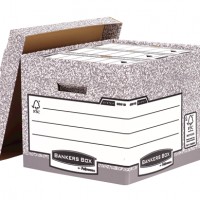 Fellowes 00810-FFEU. Contenedor de archivos gris