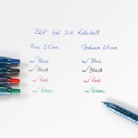 PILOT B2P. Roller retráctil reciclado de tinta gel negra. Trazo 0.4