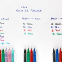 PILOT BL-VB5-L. Bolígrafo roller de tinta líquida color azul V-Ball. Trazo 0.3 mm.