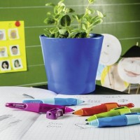 STABILO B-46864-5. Portaminas recargable EASYErgo para zurdos color rosa. Trazo 3.15 mm.