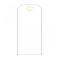 APLI 121375. Caja 1000 etiquetas colgantes con arandela (120 X 57 mm.)
