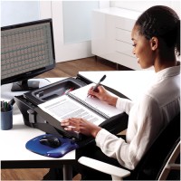 Fellowes 8210001. Soporte y atril multifunción Easy Glide