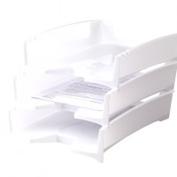 Fellowes 0008101. Bandejas para documentos Green2Desk Blanco